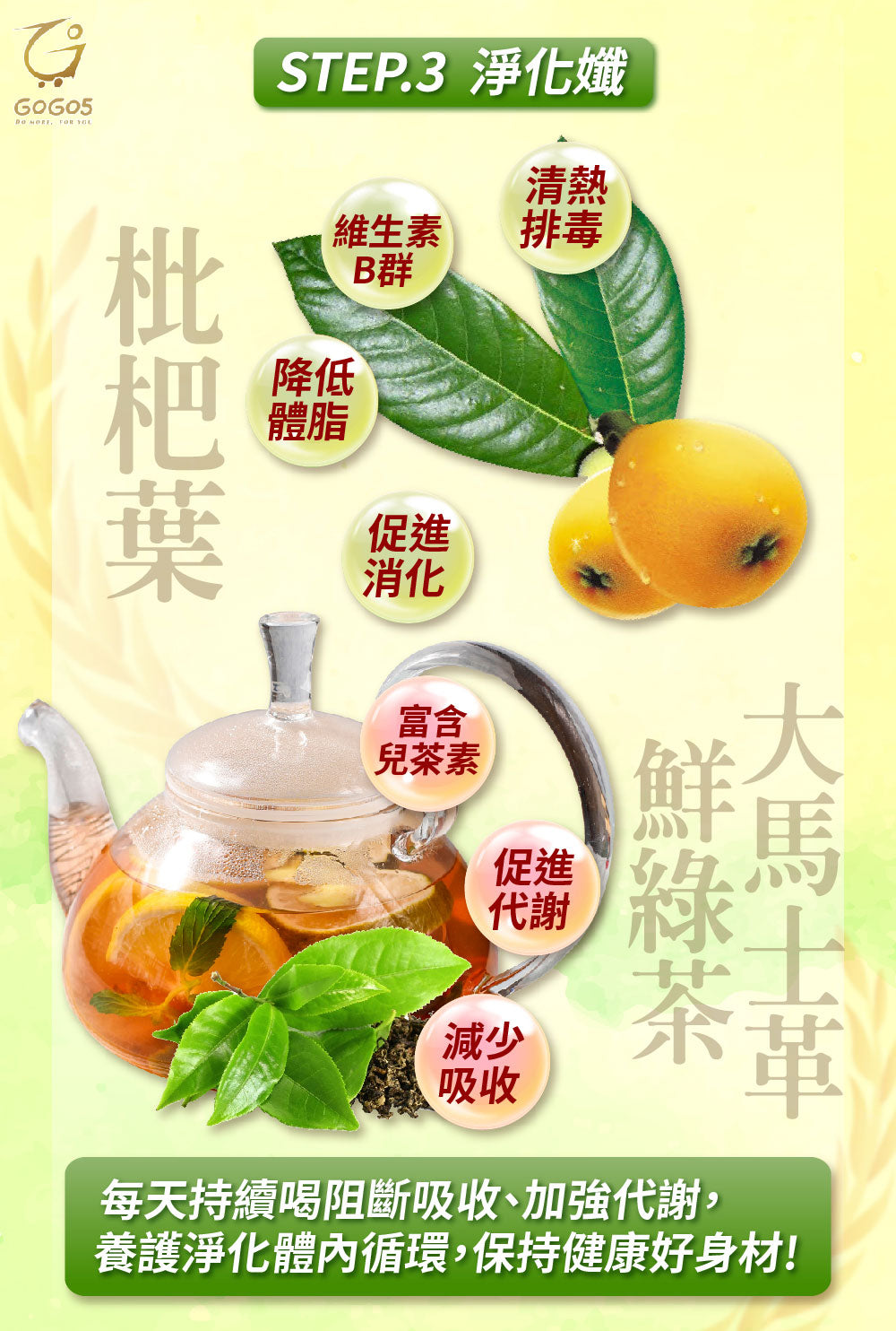 七日孅 - 玄米煎茶 代謝茶【8盒裝】(7包/盒)|順暢代謝 × 排毒消腫 × 養生冷泡茶 × 無糖茶包飲品