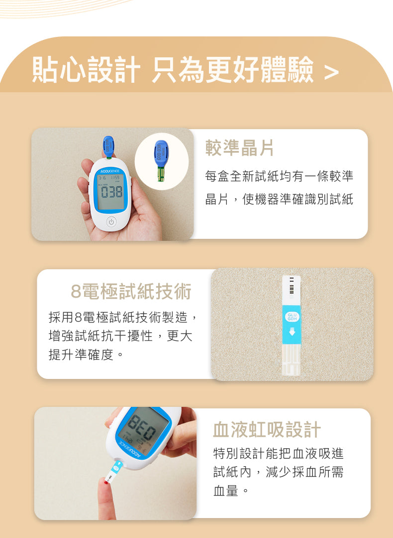 慧準 - 血糖測試紙 50張 (原裝行貨) 送50支採血針