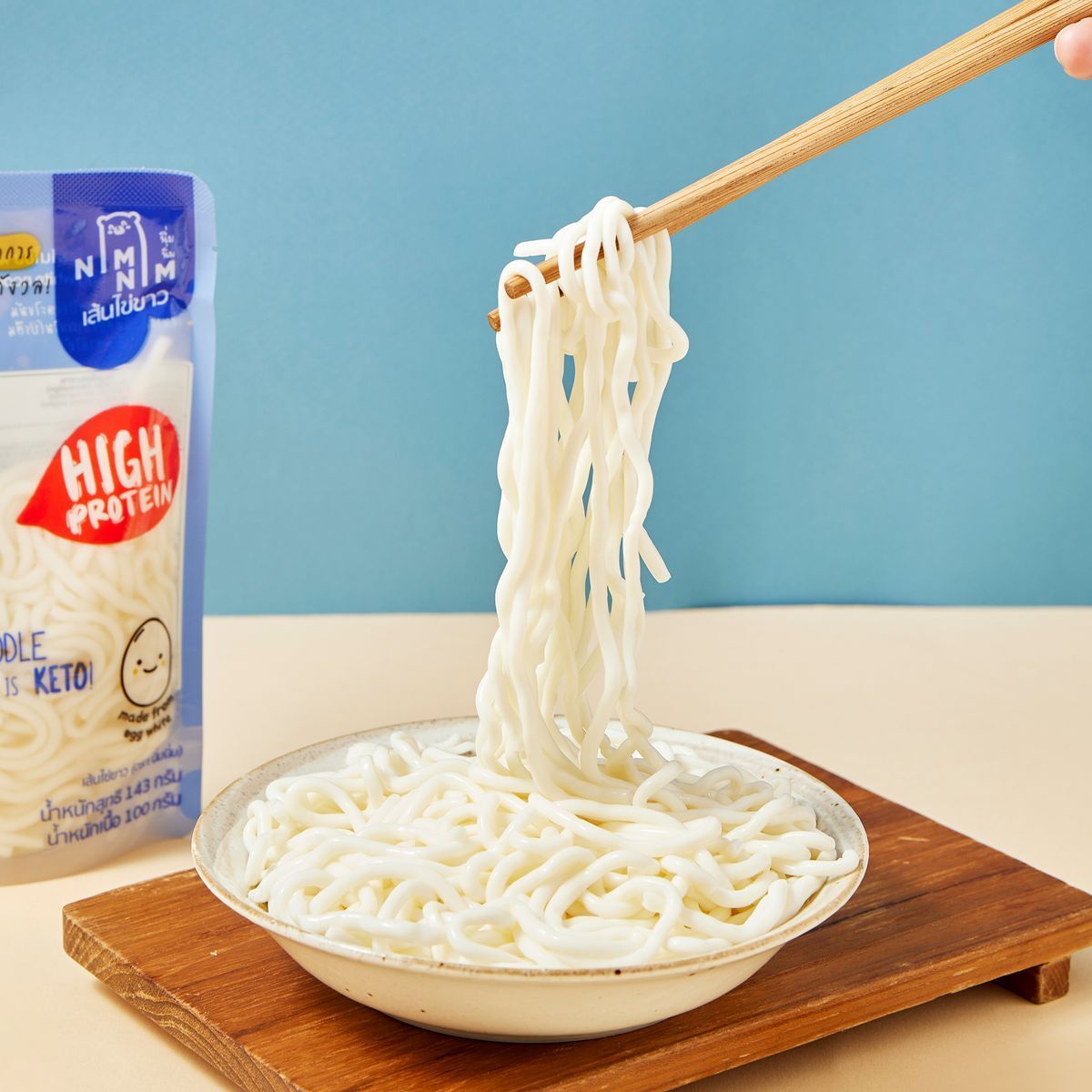 Nimnim - 多件特惠裝 - 5包 蛋白粗麵/低醣米線(生酮蛋白麵)