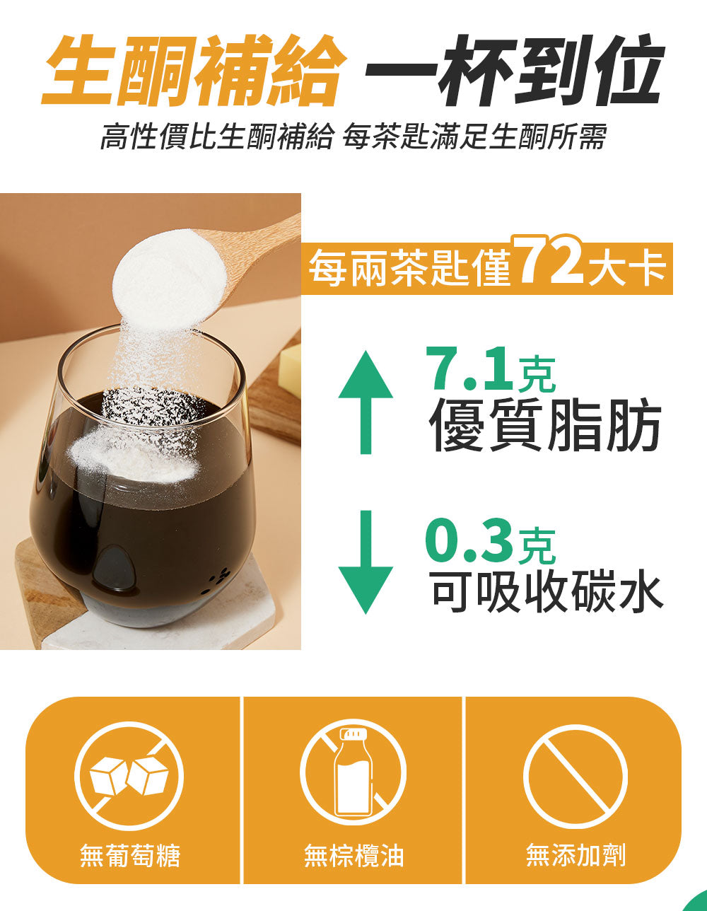 SUPER LIT - 生酮奶精/咖啡伴侣 200克  C8 MCT油粉- 可沖防彈咖啡/奶茶/可可/奶昔/代餐