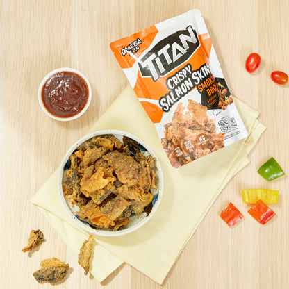 TITAN - 脆三文魚皮零食 –燒烤味