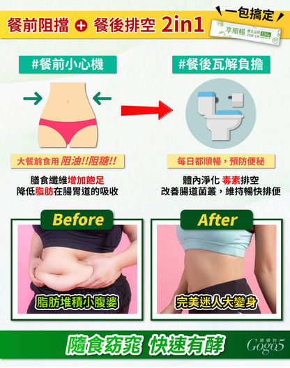 家家生醫 - 享順暢 - VESP-136 蔬果酵素益生菌（15包/盒）｜天然排毒 × 輕鬆通便 × 宿便掰掰！#纖體 #減肥 #便秘 #保健品 #消脂瘦身 #營養補充劑