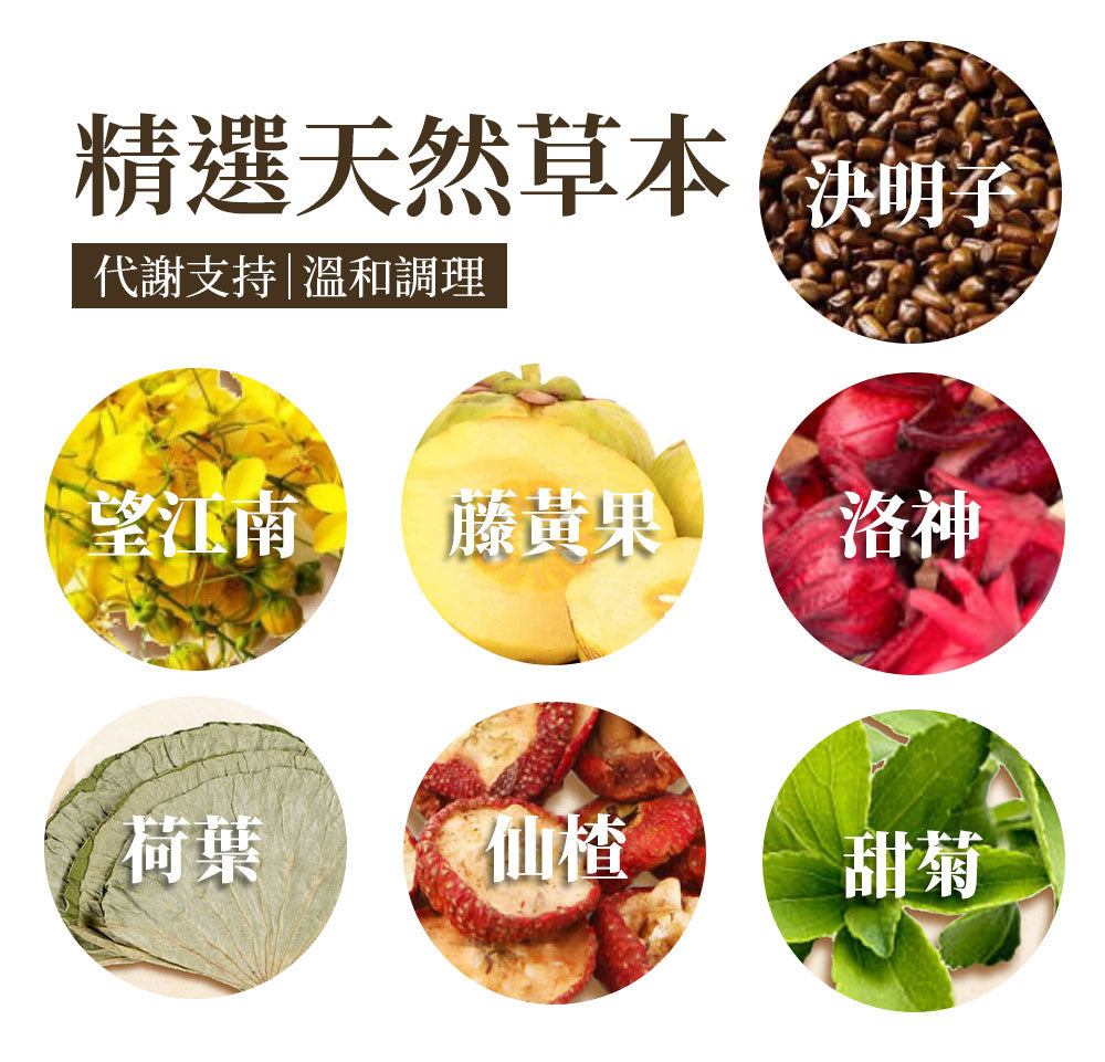 七日孅 - 原味代謝茶【8盒裝】（7包/盒）｜順暢代謝 × 排毒消腫 × 養生冷泡茶 × 無糖茶包飲品