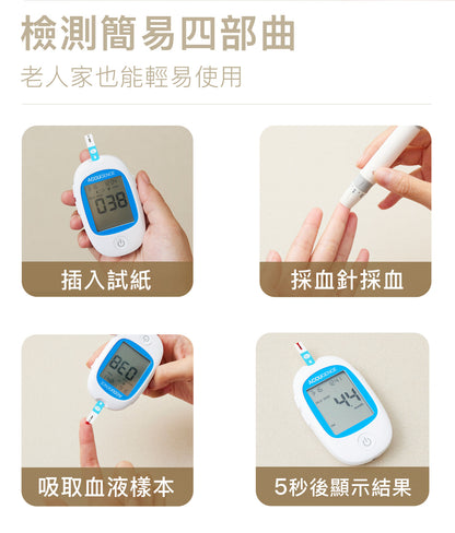 體驗套裝：血糖+血酮+尿酸試紙各一盒 送血糖機PM900+無菌採血針（原裝行貨）血酮機/檢測痛風/血糖監測儀器