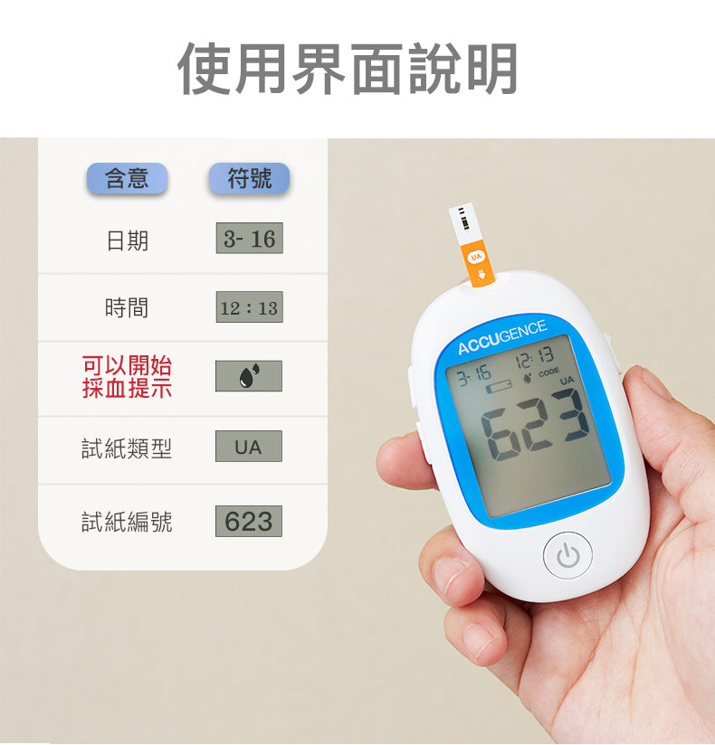 慧準 - 尿酸測試紙 25張 (原裝行貨) 送50支採血針